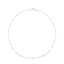 Gargantilla bolitas de plata, 44 cm Chain^TOUS Outlet