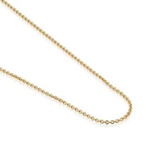 Gargantilla con baño de oro de 18 kt sobre plata 45 cm Chain^TOUS Sale