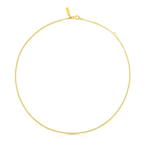 Gargantilla con baño de oro 18 kt sobre plata Chain^TOUS Sale