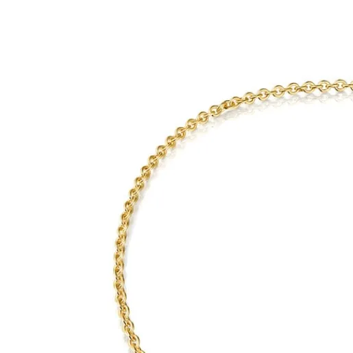 Gargantilla con baño de oro 18 kt sobre plata Hold^TOUS New