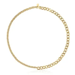 Gargantilla de baño de oro de 18 kt sobre plata cadena 43 cm Calin^TOUS