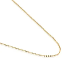Gargantilla de baño de oro de 18 kt sobre plata 50 cm Basics^TOUS Discount