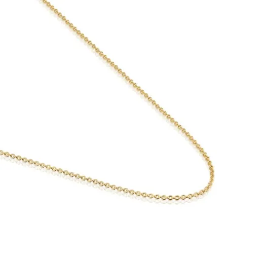 Gargantilla de baño de oro de 18 kt sobre plata 50 cm Basics^TOUS Discount