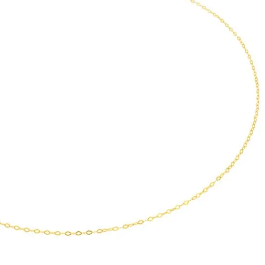 Gargantilla de oro con anillas ovales, 40 cm Chain^TOUS Best