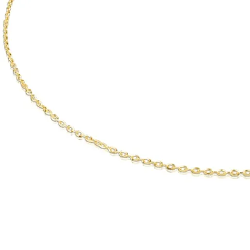 Gargantilla de con anillas ovales, 45 cm Chain^TOUS Online