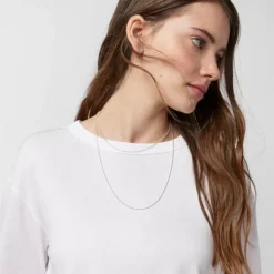 Gargantilla de plata con bolas, 58 cm Chain^TOUS New
