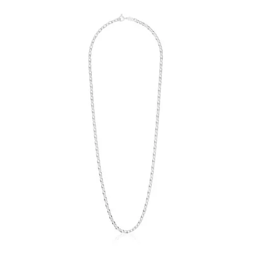Gargantilla de plata con anillas redondas, 60 cm Chain^TOUS Discount
