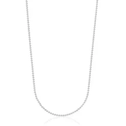 Gargantilla de plata con bolas 60 cm Basics^TOUS Best