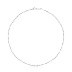 Gargantilla de plata con bolas medianas, 40 cm Chain^TOUS Best