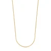 Gargantilla larga con baño de oro 18 kt sobre plata y bolas, 70 cm Chain^TOUS Online
