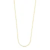 Gargantilla larga con baño de oro 18 kt sobre plata con anillas, 70 cm Chain^TOUS Online