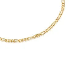 Gargantilla mix barbada con baño de oro de 18 kt sobre plata Chain^TOUS Clearance