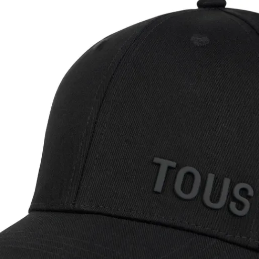 Gorra negra Logo Metal^TOUS Hot