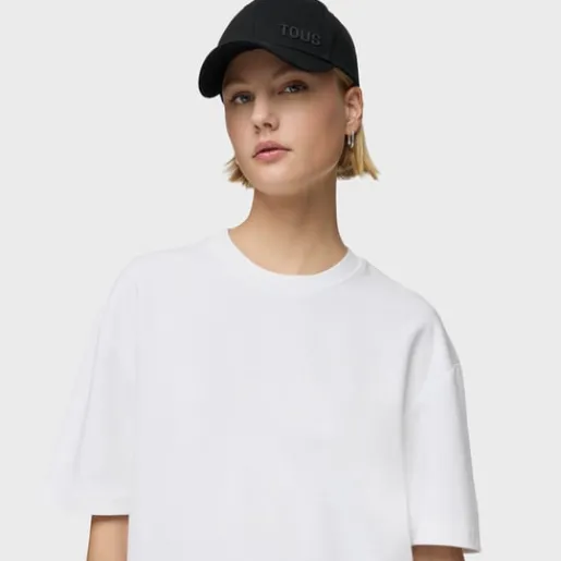 Gorra negra Logo Metal^TOUS Hot