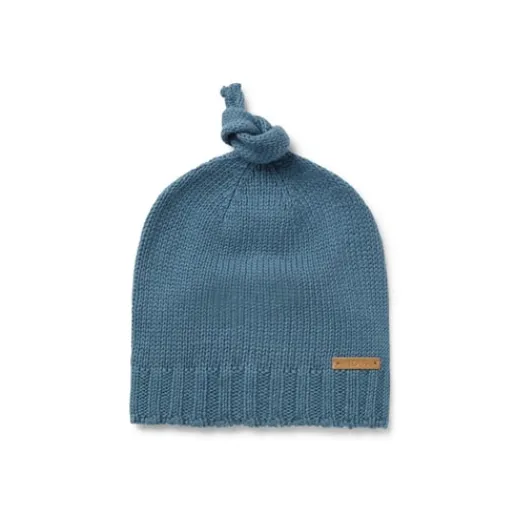 Gorro con nudo de bebé Tricot azul^TOUS Hot