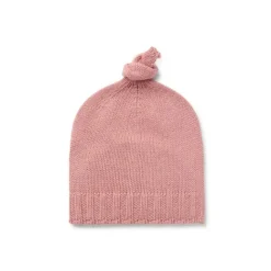 Gorro con nudo de bebé Tricot rosa^TOUS New