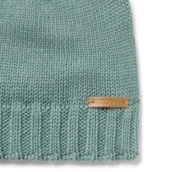 Gorro con nudo de bebé Tricot verde^TOUS Sale