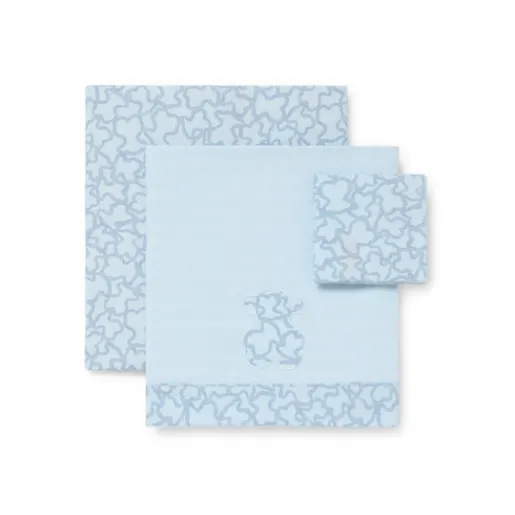 Juego de sabanas Kaos Azul Celeste^TOUS
