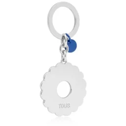 Llavero azul Circle Logo^TOUS New