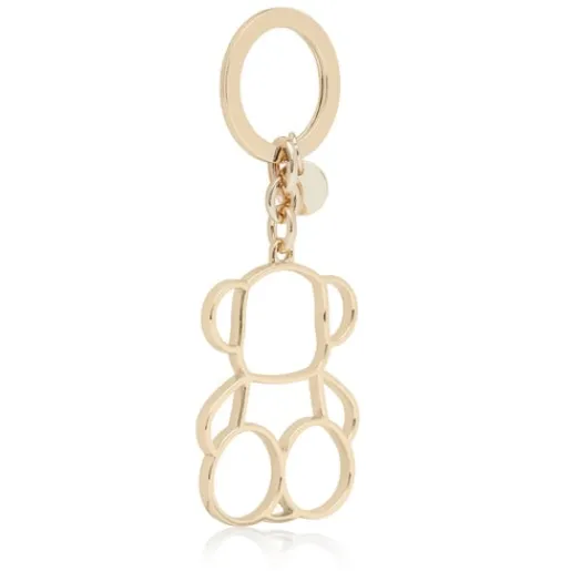 Llavero Silhouette dorado Bold Bear^TOUS New