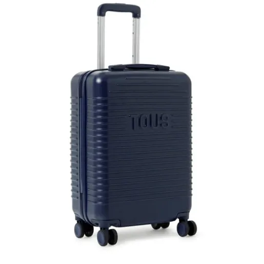 Maleta azul marino Travel^TOUS Sale
