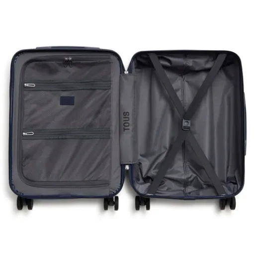 Maleta azul marino Travel^TOUS Sale