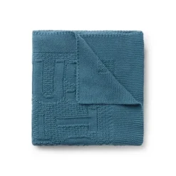 Manta de bebé Nilo logo azul^TOUS Clearance