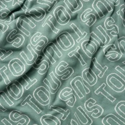 Manta de bebé reversible Nilo logo bruma^TOUS Online