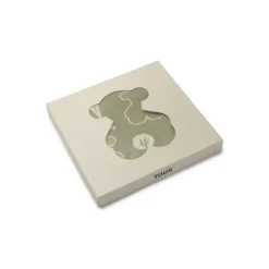 Manta de bebé reversible Nilo osos verde^TOUS New