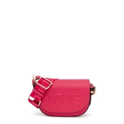 Mini bandolera medialuna fucsia Brenda^TOUS Online