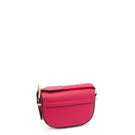 Mini bandolera medialuna fucsia Brenda^TOUS Online