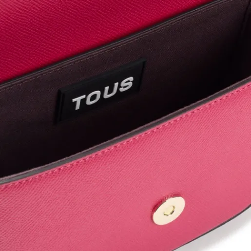 Mini bandolera medialuna fucsia Brenda^TOUS Online