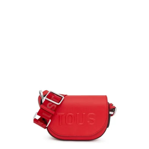Mini bandolera medialuna roja Brenda^TOUS Outlet