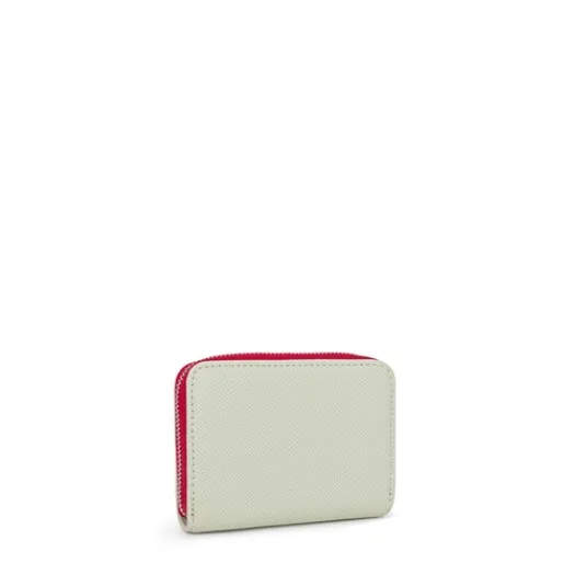 Monedero mediano New Dubai beige y menta^TOUS Online