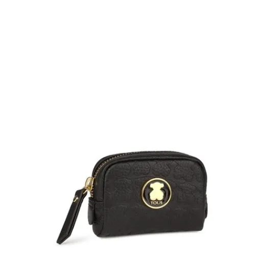 Monedero pequeño Sherton de Piel en color negro^TOUS Sale