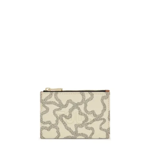 Monedero tarjetero beige Kaos Icon^TOUS Hot