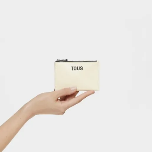 Monedero tarjetero beige New Dorp^TOUS New