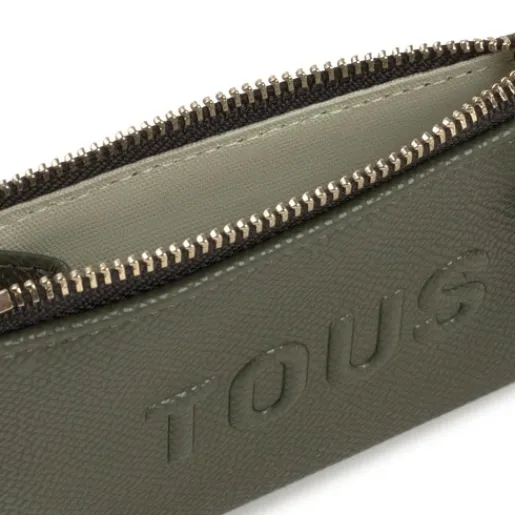 Monedero tarjetero caqui Brenda^TOUS Clearance