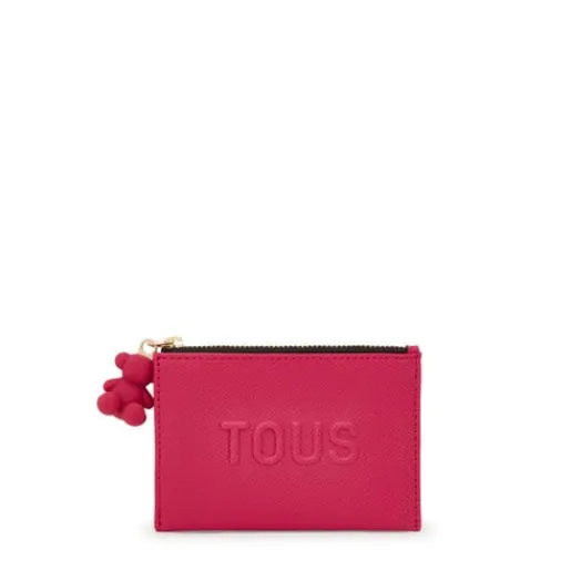 Monedero tarjetero fucsia La Rue New^TOUS Discount
