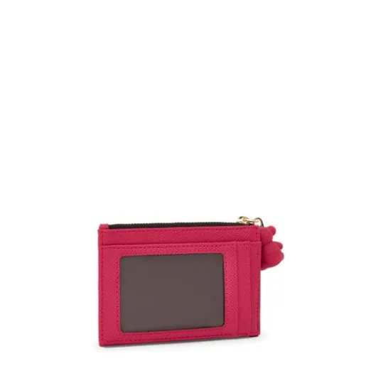 Monedero tarjetero fucsia La Rue New^TOUS Discount