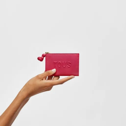 Monedero tarjetero fucsia La Rue New^TOUS Discount