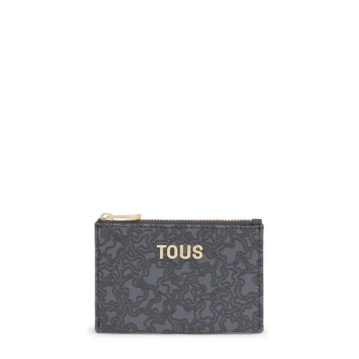 Monedero tarjetero oscuro Kaos Mini Lines^TOUS Clearance