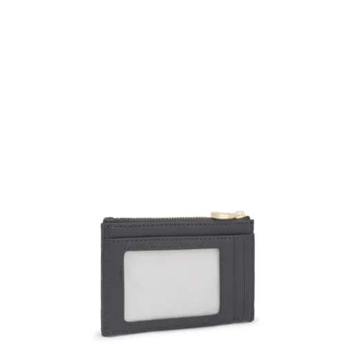 Monedero tarjetero oscuro Kaos Mini Lines^TOUS Clearance