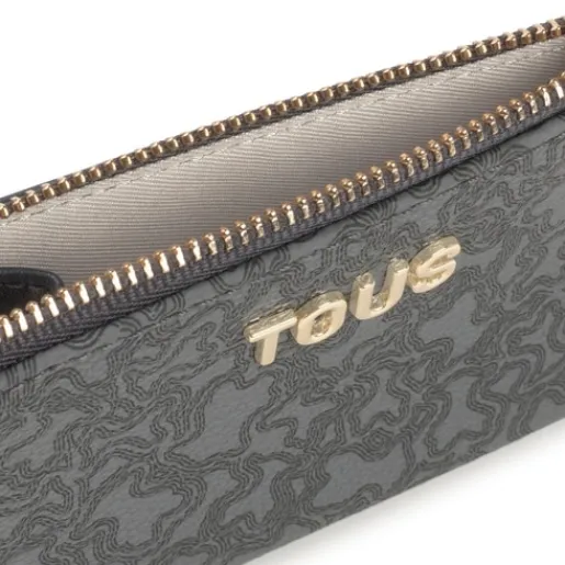 Monedero tarjetero oscuro Kaos Mini Lines^TOUS Clearance