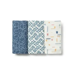 Muselina pack de 3 MMuse azul^TOUS Hot