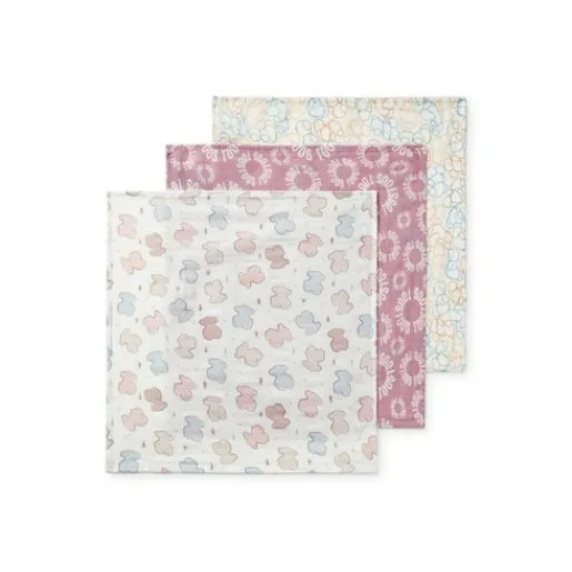 Muselina pack de 3 MMuse rosa^TOUS Online