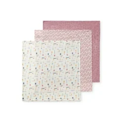 Muselina pack de 3 MMuse rosa^TOUS