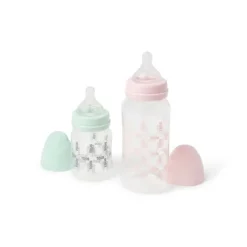 Pack 2 biberones de bebé Square rosa^TOUS Discount