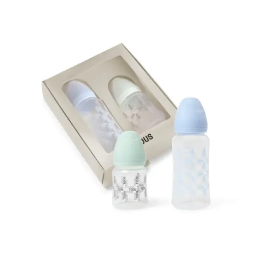 Pack 2 biberones de bebé Square azul celeste^TOUS