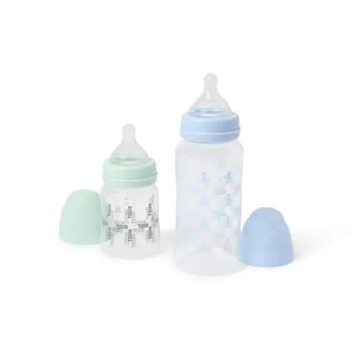 Pack 2 biberones de bebé Square azul celeste^TOUS